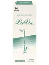 LaVoz Bass Clarinet Reeds Hard Box of 5 Reeds